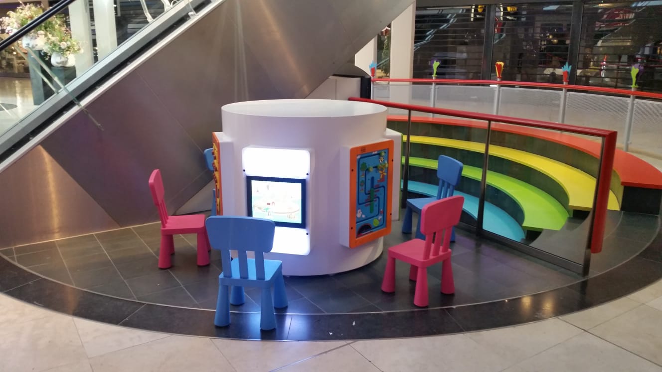 IKC speelhoek voor kinderen in winkelcentrum Alexandrium in Rotterdam
