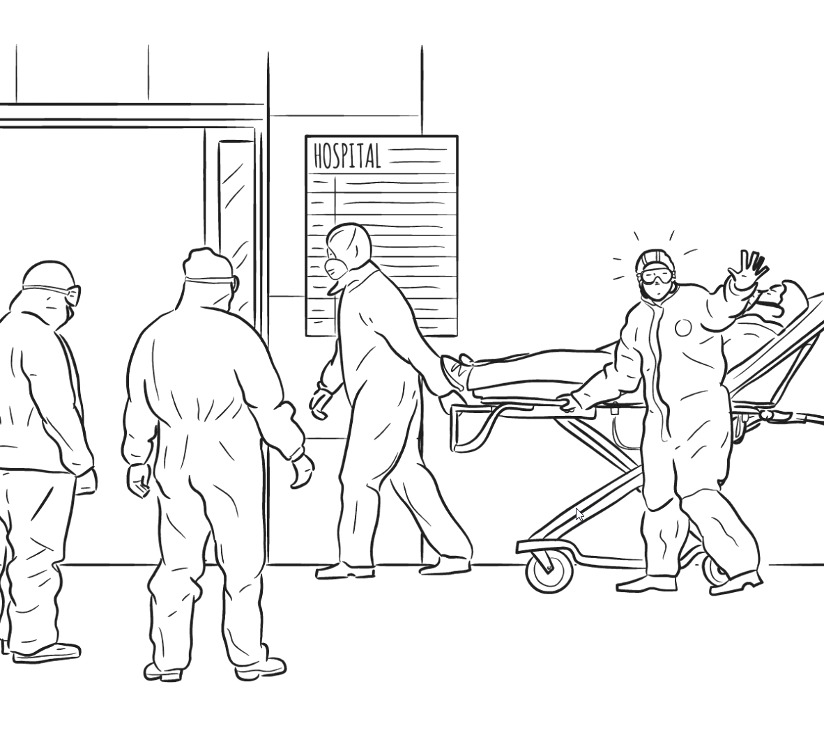 On this image you can see a whiteboard instruction video