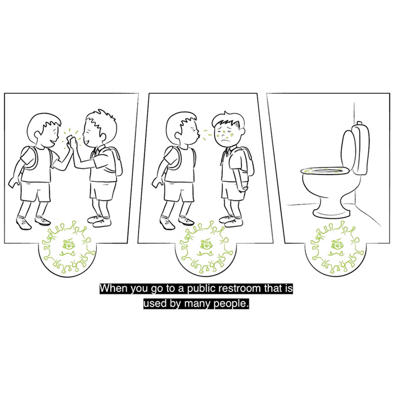 This image shows the cover of the Coronavirus video