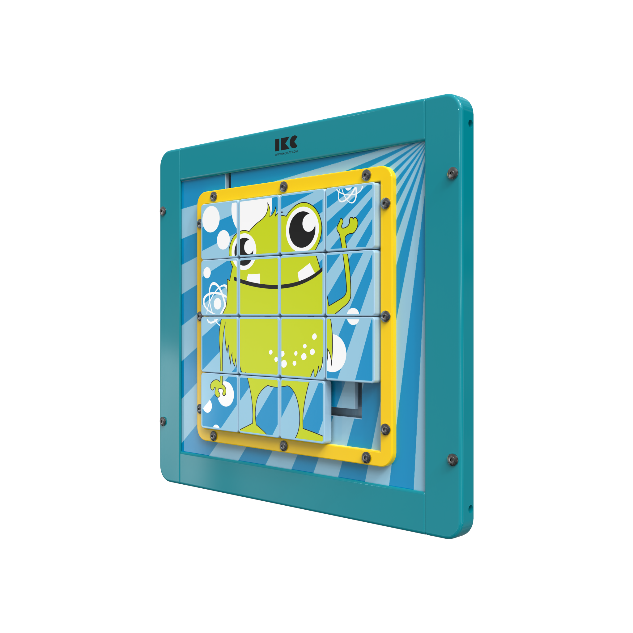 Houten schuifpuzzel |  IKC Wandspellen en muurspellen voor kinderen