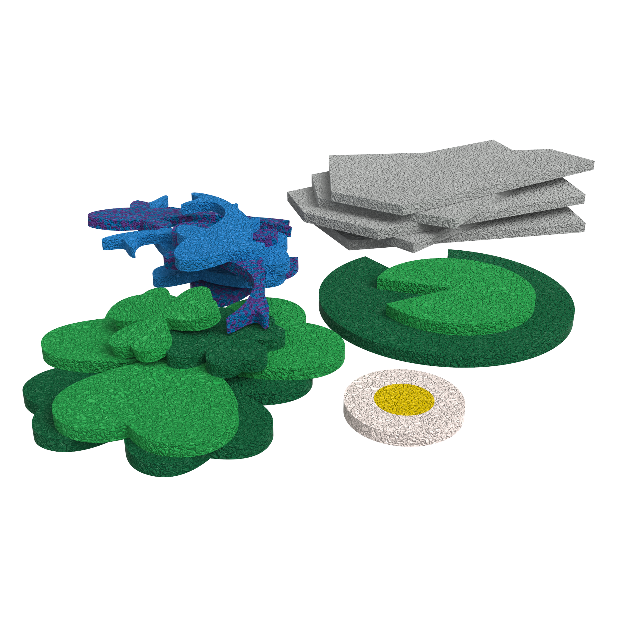 Diverse speelvloer elementen | EPDM vloer