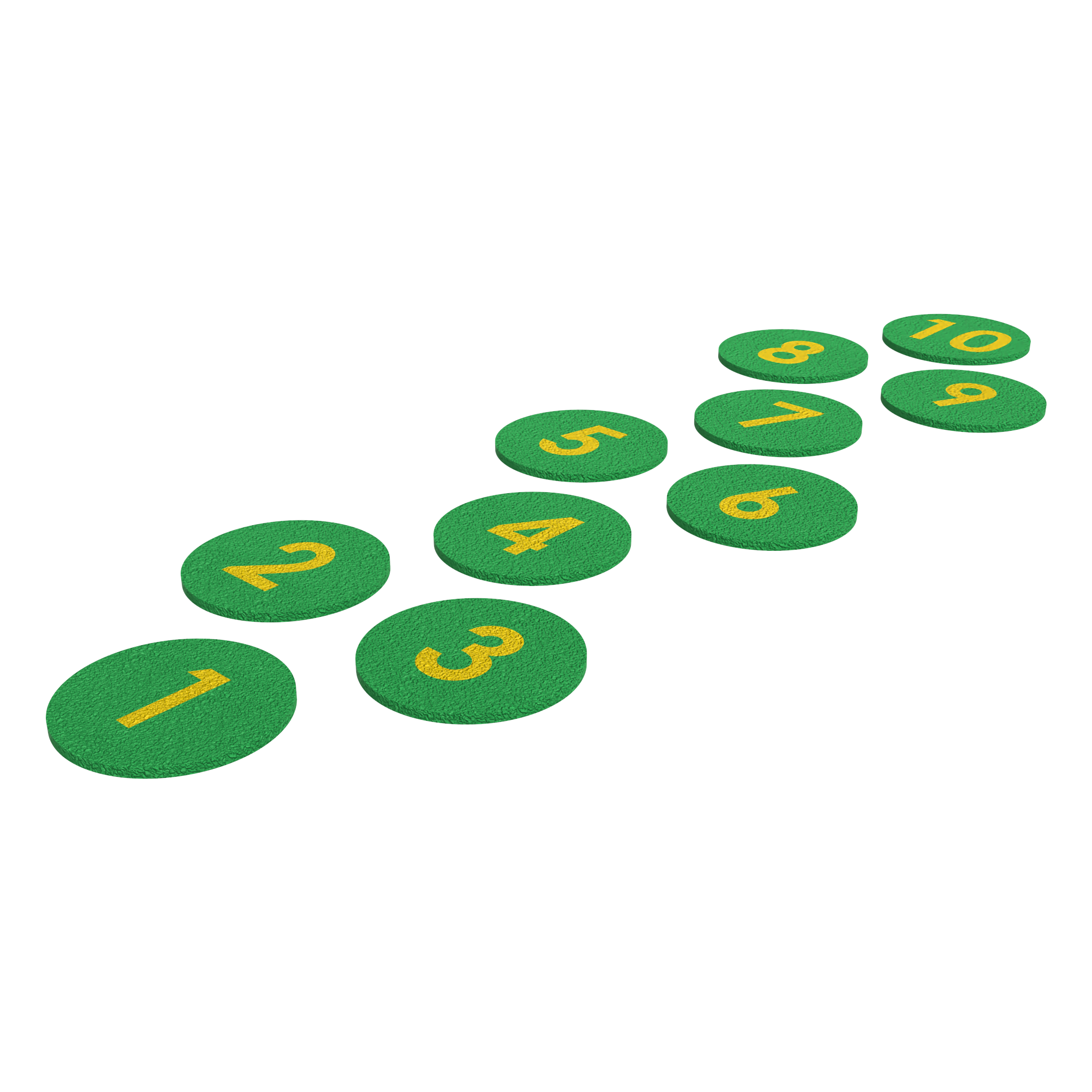 Hinkelbaan van EPDM voor een kinderhoek 