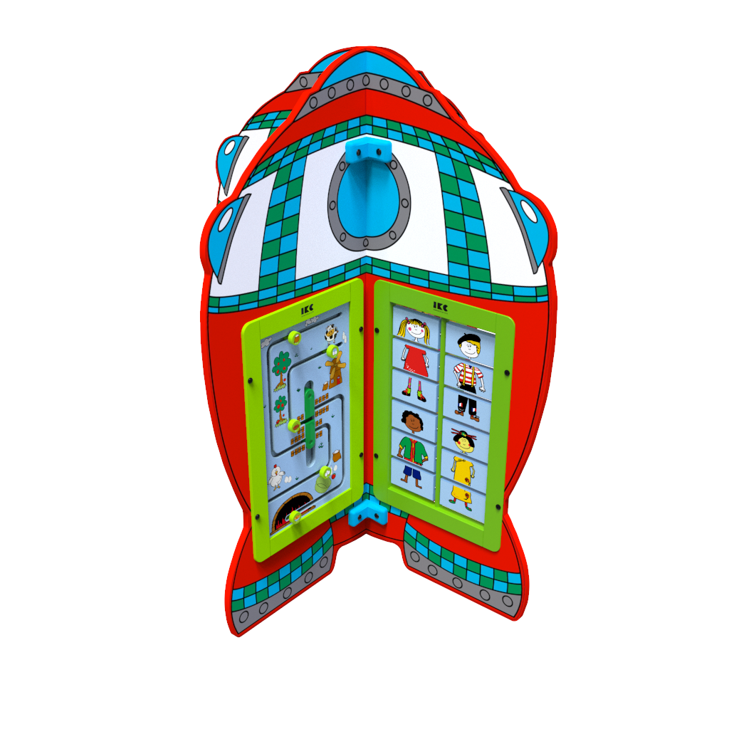 Een speelsysteem in een raket thema | IKC speelsystemen