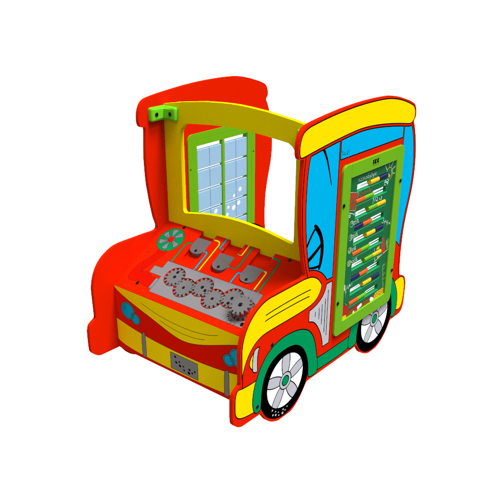 Speelsysteem met educatieve spellen in een auto thema | IKC speelsystemen voor in de kinderhoek