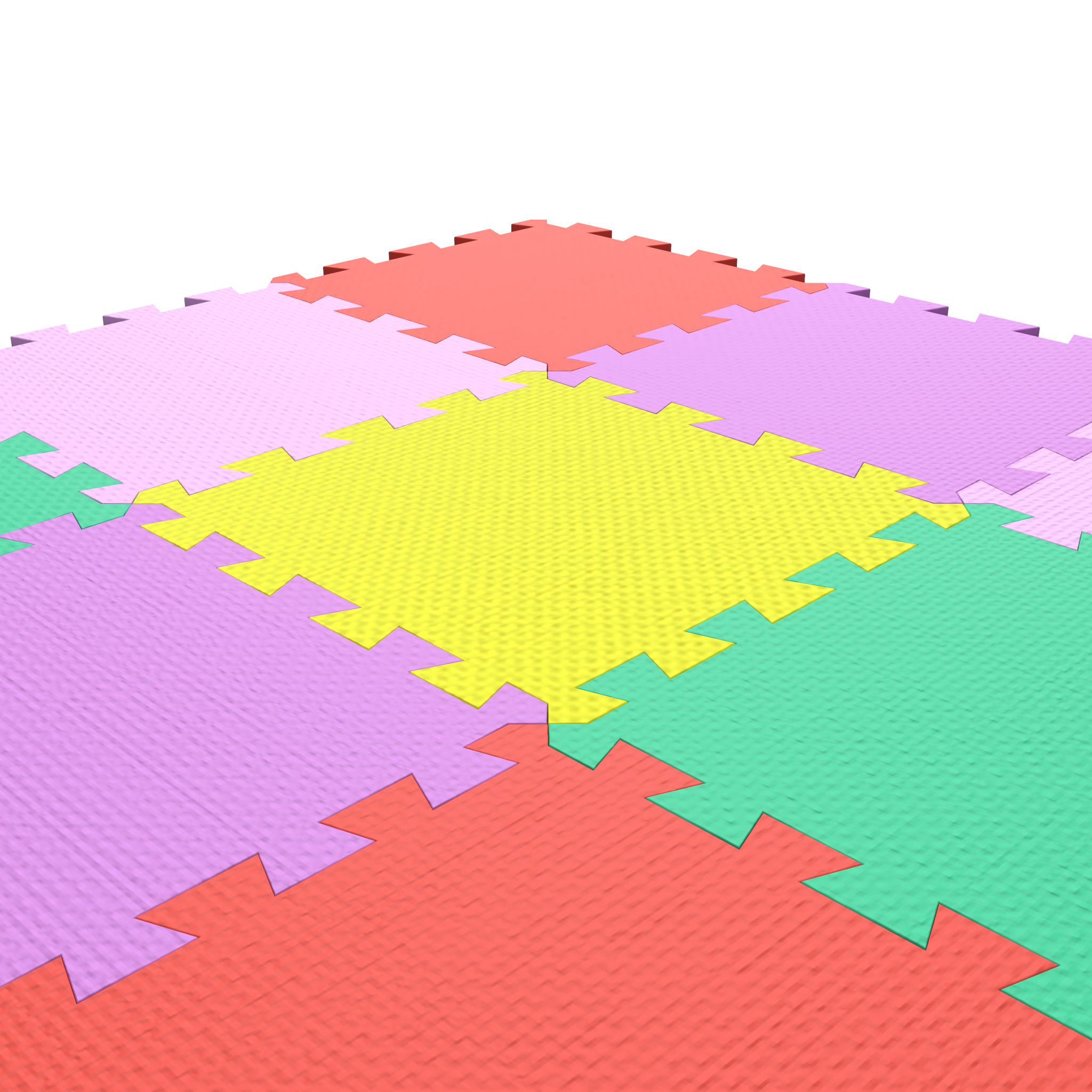 een puzzel vloer met puzzel stukken voor een zachte ondergrond en extra speelwaarde in uw kinderhoek