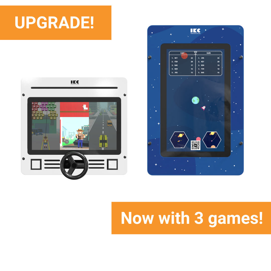 IKC News: UPGRADE Delta 21 Steering Wheel & Vertical 8+ interactive play systems