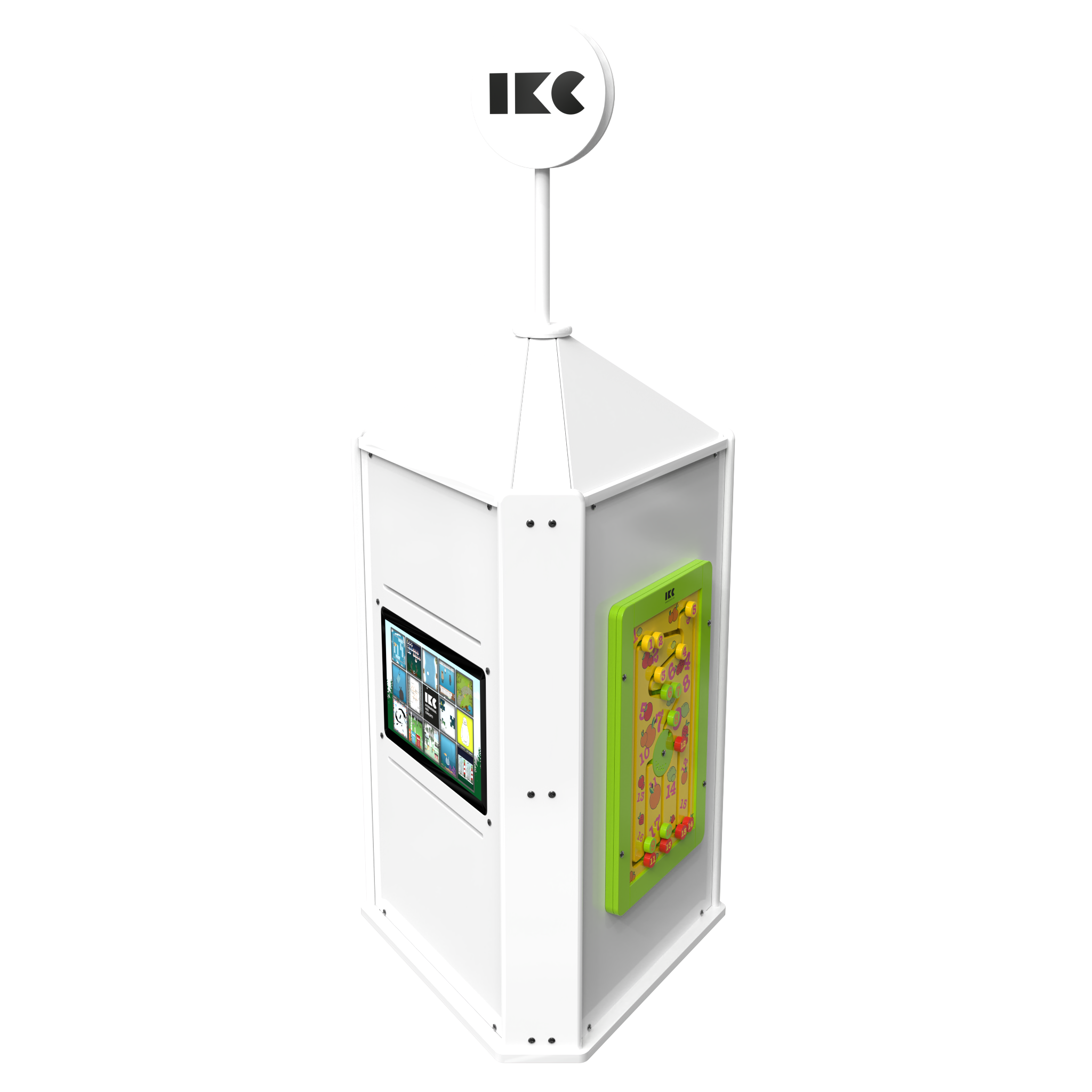 Interactieve speeltoren voor een kinderhoek met meerdere spellen interactief  | IKC speelsystemen