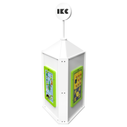 Speeltoren voor een kinderhoek met meerdere spellen  | IKC speelsystemen