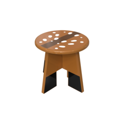 Het herten kinderkrukje uit de dierenserie is perfect voor elke kinderhoek | IKC kindermeubels