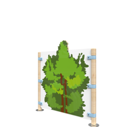 Hekwerk met de uitstraling van een bos | IKC Hekwerken