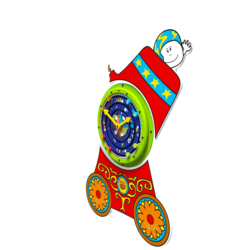 Wandplaat van een circus kanon voor in een thema kinderhoek | IKC Speelsystemen