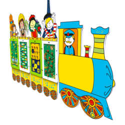 speelsysteem in het trein thema voor meerdere speelelementen | IKC speelsystemen voor kinderen