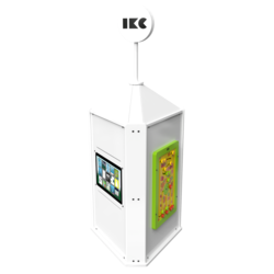 Interactieve speeltoren voor een kinderhoek met meerdere spellen interactief  | IKC speelsystemen