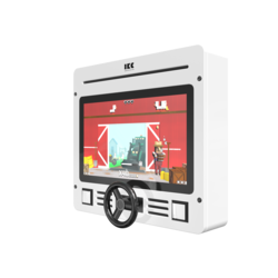 Interactief speelsysteem met stuur voor een extra beleving met meerdere spellen